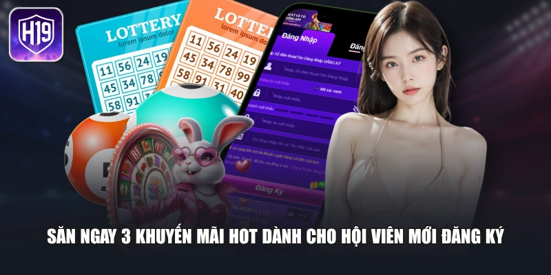 Săn ngay 3 khuyến mãi hot dành cho hội viên mới đăng ký